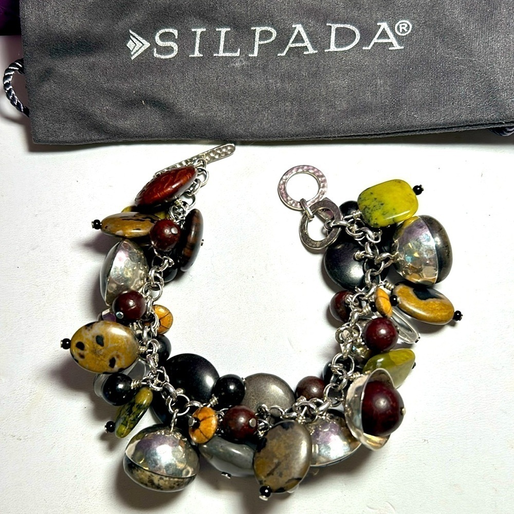 Silpada Multi-Stone Bracelet - Picture 1 of 8
